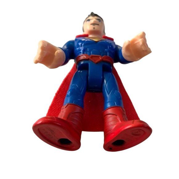 Imaginex Dc Comics Action Figure Fisher Price Super Friends Superman Replacement - Picture 4 of 4